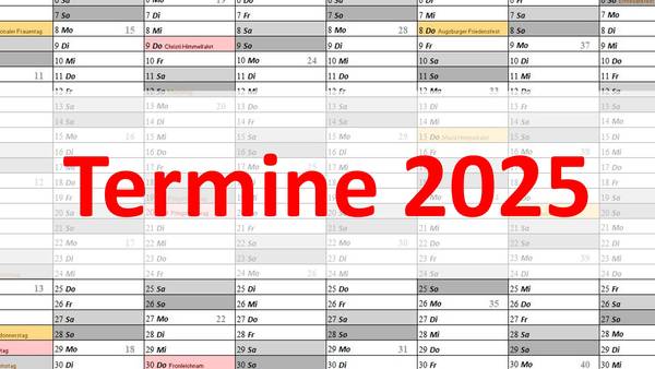 Vorschaubild Termine 2025