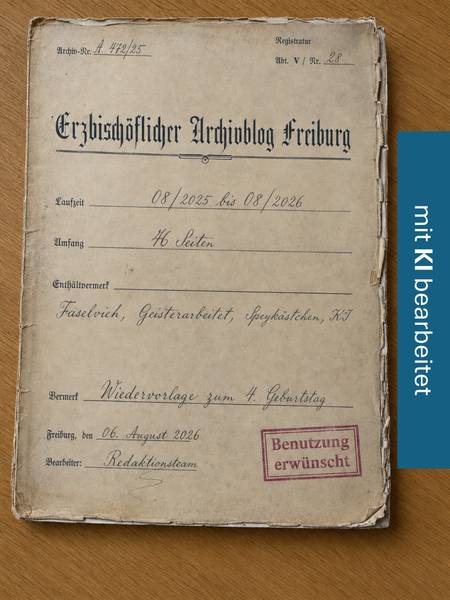 Quelle: EAF / KI generiert Vorschaubild einer Akte zum Archivblog